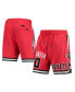 ფოტო #2 პროდუქტის Men's Jalen Green Red Houston Rockets Player Replica Shorts