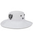 Фото #1 товара Men's White Las Vegas Raiders 2023 NFL Training Camp Panama Bucket Hat