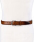 ფოტო #5 პროდუქტის Men's Lewis Burnished Leather Dress Belt