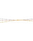 ფოტო #3 პროდუქტის Mirror Link 18" Layered Necklace in 10k Tricolor Gold