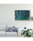 Фото #3 товара Картина холст настенная Trademark Global "Синие водяные лилии II" - 37" x 49"