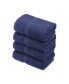 Фото #1 товара Highly Absorbent 4 Piece Egyptian Cotton Ultra Plush Solid Hand Towel Set