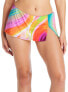 Фото #1 товара Bleu Rod Beattie Womens Rainbow Skirted Bikini Bottom Size 10 Multi 306451