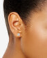 ფოტო #4 პროდუქტის Certified Lab Grown Diamond Halo Stud Earrings (2-1/2 ct. t.w.) in 14k Gold