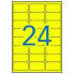 Фото #2 товара Этикетки для принтера Apli Жёлтый 64 x 33,9 mm