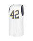 Фото #4 товара Men's #42 White Notre Dame Fighting Irish Replica Basketball Jersey