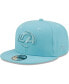 Фото #2 товара Men's Aqua Los Angeles Rams Color Pack 9FIFTY Snapback Hat