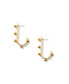 ფოტო #1 პროდუქტის Golden Hook Stud Earrings