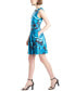 Women's Scuba Crepe Sleeveless A-Line Dress