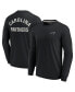 ფოტო #1 პროდუქტის Men's and Women's Black Carolina Panthers Super Soft Long Sleeve T-shirt