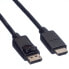 Фото #1 товара Кабель DisplayPort - DP - для HDTV - М/М - 1.5 м - 1.5 м - DisplayPort - Мужской - Мужской - Прямой - Прямой - Value
