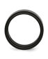 ფოტო #2 პროდუქტის Stainless Steel Brushed Black IP-plated Cross 9mm Band Ring