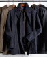 Фото #6 товара Men's Double Breasted Wool Blend Peacoat with Bib