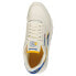 Кроссовки Reebok Classic Leather Trainers черные из замши Chalk / Vector Blue / Collegiate Gold, 38.5 - фото #5