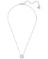 Фото #3 товара Swarovski floating Crystal Pendant Necklace