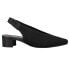 Фото #1 товара VANELi Abira Round Toe Sling Back Block Heels Pumps Womens Black Dress Casual 31