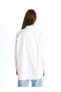 Фото #5 товара LCW Modest Çizgili Oversize Kadın Gömlek Tunik