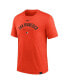 Фото #3 товара Men's Heather Orange San Francisco Giants Authentic Collection Early Work Tri-Blend Performance T-shirt