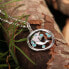Steel necklace with dolphin pendant Madagascar SATF05 (chain, pendant)