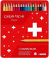 Фото #2 товара Цветные карандаши Caran d`Arche Swisscolor Aquarelle с эффектом акварели, шестиугольные, 18 шт., mix цветов