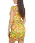 ფოტო #2 პროდუქტის Women's Layla Printed Asymmetric Bodycon Mini Dress