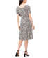ფოტო #2 პროდუქტის Petite Printed Fit & Flare Midi Dress