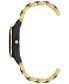 ფოტო #2 პროდუქტის Women's Solar Gold-Tone and Black Oceanworks Plastic Watch, 32mm