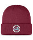 Фото #1 товара Men's Burgundy Colorado Avalanche Authentic Pro Training Camp Cuffed Knit Hat