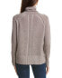 Forte Cashmere Plaited Funnel Cashmere Sweater Women's