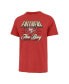 ფოტო #2 პროდუქტის Men's Scarlet Distressed San Francisco 49ers Faithful to the Bay Regional Franklin T-shirt