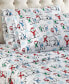 Фото #16 товара Micro Flannel Printed California King 4-pc Sheet Set