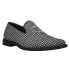 Фото #2 товара Sperry Houndstooth Overlook Smoking Slipper Plain Toe Dress Mens Black Dress Sh