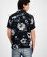 Фото #2 товара Men's Camp-Collar Floral Shirt, Created for Macy's