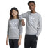 ADIDAS ORIGINALS Trefoil Crew sweatshirt Серый, 13-14 лет - фото #1