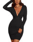 Фото #1 товара Платье женское RENE LION Dress 95% полиэстер, 5% спандекс черное 34.6 дюйма от плеча