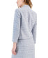 Women's Tweed 3/4-Sleeve Open-Front Jacket
