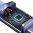 Фото #8 товара Kabel przewód do szybkiego ładowania i transferu danych USB-C USB-C 100W 2m fioletowy