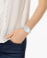 ფოტო #2 პროდუქტის Women's Silver-Tone Bracelet Watch 37mm Gift Set
