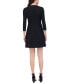 ფოტო #2 პროდუქტის Women's Bow-Trim A-Line Dress