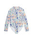 Big Girls Tropical-Print One-Piece Rash Guard