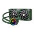 Фото #1 товара Thermaltake CL-W319-PL12RG-A - All-in-one liquid cooler - 12 cm - 500 RPM - 2000 RPM - 22.3 dB - Green