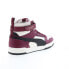 Фото #16 товара Puma RBD Game 38583920 Mens Burgundy Leather Lifestyle Sneakers Shoes