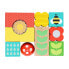 PETIT COLLAGE Busy Garden Discovery Blocks