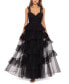 Фото #3 товара Women's Ruffled Tiered Gown