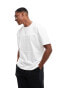 ASOS DESIGN heavyweight t-shirt in white with panel detail