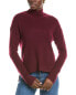 Naadam Drop Shoulder High-Low Turtleneck Cashmere Sweater Women's