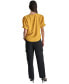 Women's Puff-Sleeve Pleated Blouse Goldenrod, XS - фото #6