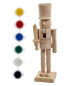 Фото #1 товара Kurt Adler 7In Wooden Plain Nutcracker Multicolor