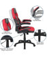 Фото #6 товара Gaming Desk And Racing Chair Set With Headphone Hook, And Monitor Stand