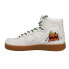 Фото #5 товара Diadora Mi Basket X Peanuts High Top Mens White Sneakers Casual Shoes 175406-20